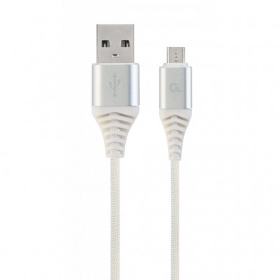 Дата кабель USB 2.0 AM to Micro 5P 1.0m Cablexpert (CC-USB2B-AMmBM-1M-BW2)