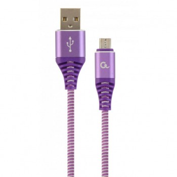 Дата кабель USB 2.0 AM to Micro 5P 1.0m Cablexpert (CC-USB2B-AMmBM-1M-PW)