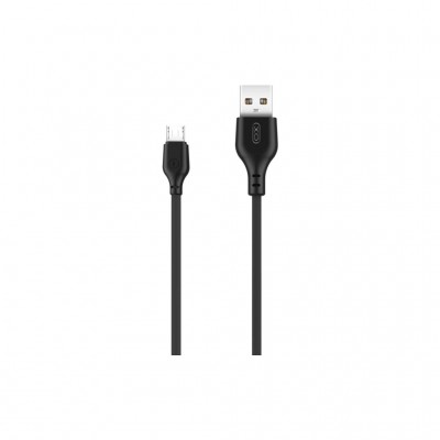 Дата кабель USB 2.0 AM to Micro 5P 2.0m 2.1A black XO (XO-NB103-BK)
