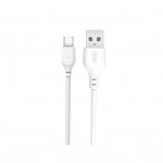 Дата кабель USB 2.0 AM to Micro 5P 2.0m 2.1A white XO (NB103-M2-WH)