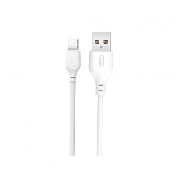 Дата кабель USB 2.0 AM to Micro 5P 2.0m 2.1A white XO (NB103-M2-WH)