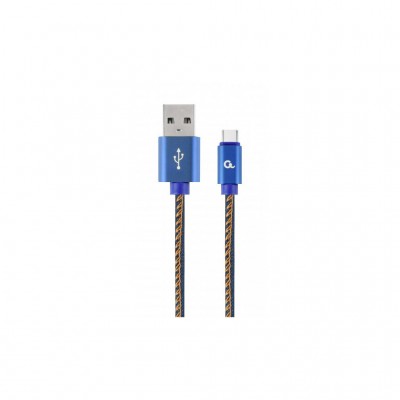 Дата кабель USB 2.0 AM to USB-C 1.0m Cablexpert (CC-USB2J-AMCM-1M-BL)