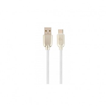 Дата кабель USB 2.0 AM to USB-C 1.0m Cablexpert (CC-USB2R-AMCM-1M-W)