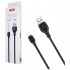 Дата кабель USB 2.0 AM to USB-C 2.0m 2.1A black XO (XO-NB103-TC-2-BK)