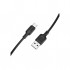 Дата кабель USB 2.0 AM to USB-C 2.0m silicone black BOROFONE (6941991115509)