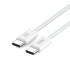 Дата кабель USB-C to USB-C 1.0m 60W white XO (CB-Q73CC)
