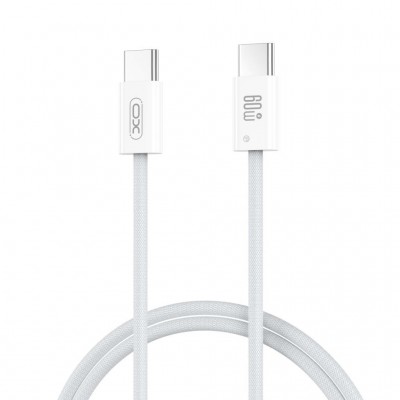 Дата кабель USB-C to USB-C 1.0m 60W white XO (CB-Q73CC)