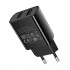 Зарядний пристрій BOROFONE BA53A 2xUSB 10.5W black (6931474739131)