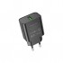 Зарядний пристрій BOROFONE BA72A USB QC3.0 black (6974443388541)
