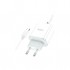 Зарядний пристрій HOCO C104A USB-C PD20W + cable USB-C to USB-C white (6931474782915)