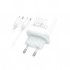 Зарядний пристрій HOCO C104A USB-C PD20W + cable USB-C to USB-C white (6931474782915)