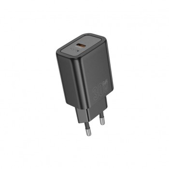 Зарядний пристрій HOCO N62 USB-C PD30W black (6942007644297)