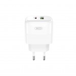 Зарядний пристрій XO 1xUSB QC3.0 + 1xUSB-C PD20W (XO-QC37)