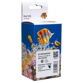 Картридж Canon PFI-1000GY 0552C001 80мл gray (IC-PFI1000GY) BARVA