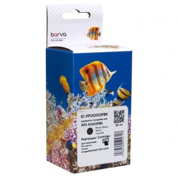 Картридж Canon PFI-1000PBK 0546C001 80мл photo black (IC-PFI1000PBK) BARVA