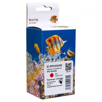 Картридж Canon PFI-1000R 0554C001 80мл red (IC-PFI1000R) BARVA