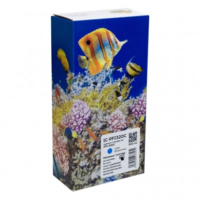 Картридж Canon PFI-320C 2891C001AA 300мл cyan (IC-PFI320C) BARVA