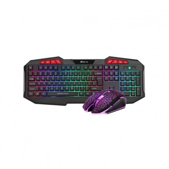 Комплект (клавіатура, миша) XTRIKE ME MK-503 USB Black (MK-503)