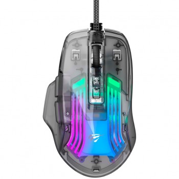 Миша HAVIT HV-MS1011SE USB Transparent Black (6950676270280)