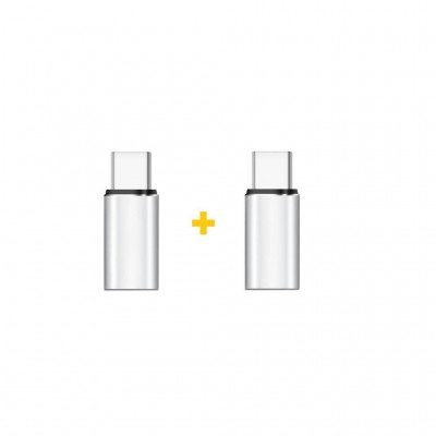 Перехідник Lightning F to USB-C M 2PCS silver XoKo (XK-AC025-SL2)