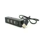 USB-хаб VOLTRONIC USB 3.0 to 4xUSB black (YT-HUB4-B)