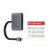 USB-хаб Colorway USB-C 3-in-1 USB 3.0 + HDMI 4K + USB-C PD100W (CW-HUB08)
