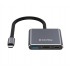 USB-хаб Colorway USB-C 3-in-1 USB 3.0 + HDMI 4K + USB-C PD100W (CW-HUB08)