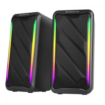 Акустична система REAL-EL S-130 USB Black (EL121100018)