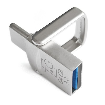 флеш USB 3.0 64GB Type-C T&G Metall Series 104 Silver (TG104TC-64G3)