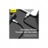 Дата кабель USB 2.0 AM to USB-C 1.0m Cafule Metal 66W black Baseus (CAKF000101)