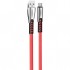 Дата кабель USB 2.0 AM to USB-C 1.0m zinc alloy red ColorWay (CW-CBUC012-RD)