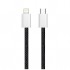 Дата кабель USB-C to Lightning 2.0m 27W PD FC black ColorWay (CW-CBPDCL068-BK)