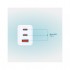 Зарядний пристрій D-Link 2xUSB-C + 1xUSB-A 65W GaN white (DCP-651)