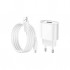 Зарядний пристрій HOCO C109A Fighter USB QC3.0 + cable Micro 5P White (6931474784827)