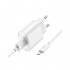 Зарядний пристрій HOCO C109A Fighter USB QC3.0 + cable Micro 5P White (6931474784827)