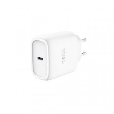 Зарядний пристрій Trust USB-C 45W GaN PD/PPS white (25522_TRUST)