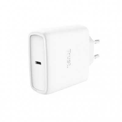 Зарядний пристрій Trust USB-C 65W GaN PD/PPS white (25524_TRUST)