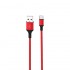 Дата кабель USB 2.0 AM to USB-C 1.0m braided NB143 red XO (6920680870691)