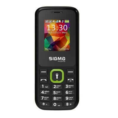 Мобільний телефон Sigma mobile X-style 171 Mini Dual Sim Black/Green Мобільний телефон Sigma mobile X-style 171 Mini Dual Sim Black/Green