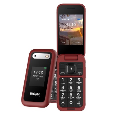 Мобільний телефон Sigma mobile X-style 281 Clik Dual Sim Red Мобільний телефон Sigma mobile X-style 281 Clik Dual Sim Red