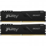 Пам'ять DDR4 2x16GB/3200 Kingston Fury Beast Black (KF432C16BB1K2/32WP)