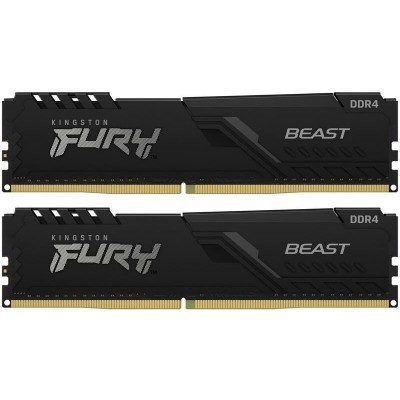Пам'ять DDR4 2x16GB/3200 Kingston Fury Beast Black (KF432C16BB1K2/32WP)