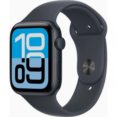 Смарт-годинник Apple Watch SE 3 GPS 44mm Midnight Aluminium Case with Midnight Sport Band - M/L (MEHQ4RK/A) Смарт-годинник Apple Watch SE 3 GPS 44mm Midnight Aluminium Case with Midnight Sport Band - M/L (MEHQ4RK/A)