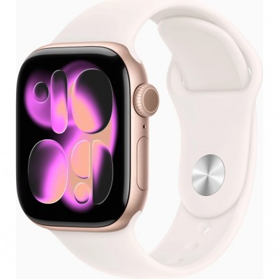 Смарт-годинник Apple Watch Series 11 GPS 42mm Rose Gold Aluminium Case with Light Blush Sport Band - S/M (MEU04RK/A) Смарт-годинник Apple Watch Series 11 GPS 42mm Rose Gold Aluminium Case with Light Blush Sport Band - S/M (MEU04RK/A)