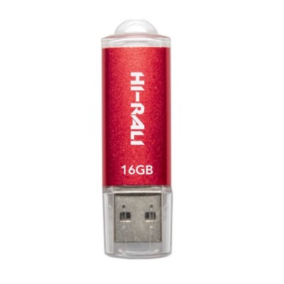 флеш USB 16GB Hi-Rali Rocket Series Red (HI-16GBVCRD) флеш USB 16GB Hi-Rali Rocket Series Red (HI-16GBVCRD)