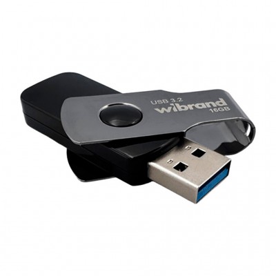 флеш USB 16GB Lizard Black USB 3.2 Wibrand (WI3.2/LI16P9B)