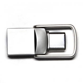 флеш USB 3.0 16GB Type-C T&G 104 Metal Series Silver (TG104TC-16G3)