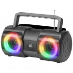Акустична система Defender 1.0 Beatbox 20Вт, Light/BT/MIC/FM/USB/TF