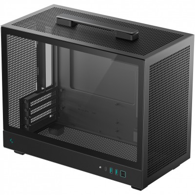 Корпус Deepcool CH160 PLUS чорний Без БЖ Mini-ITX/Micro-ATX, 375*195*323.5(L×W×H) (R-CH160-BKNGM0-G)