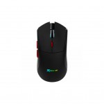 Мишка XTRIKE ME GW-613, ігрова бездротова Bluetooth+2.4G+Type-C, 10000dpi., 6кн., RGB, чорна